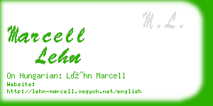 marcell lehn business card